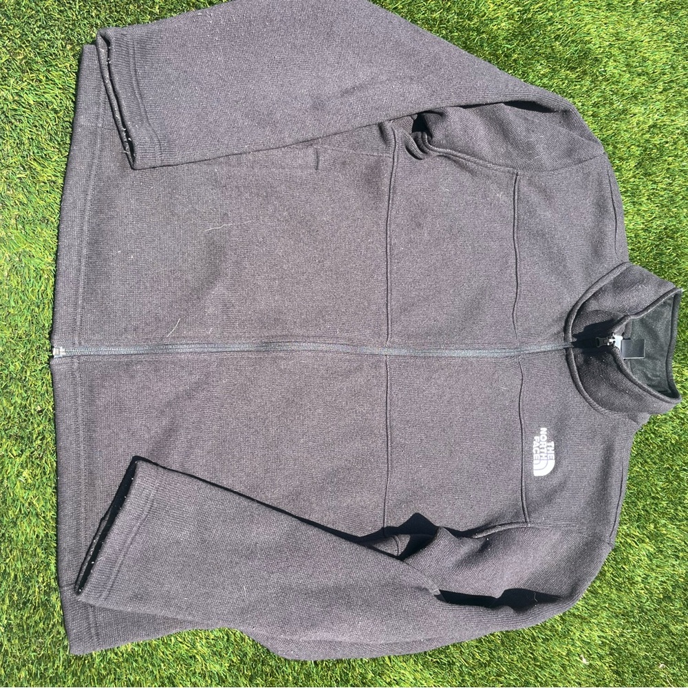 The North Face Charcoal Zip-Up Jacket